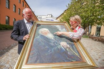 Bisher unbekanntes Porträt von Louis Ferdinand Schönherr der Öffentlichkeit vorgestellt -