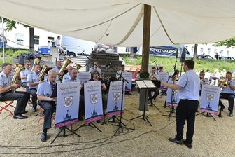 Blasmusik beim Sommerfest von Buffet Crampon in Markneukirchen - 