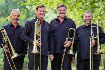 Blechbläserklänge von Bach bis Gershwin: Am Sonntag wird zum Konzert in Albernauer Kirche eingeladen - Das Posaunenquartett Opus 4 aus Leipzig gibt am Sonntag ein Konzert in der Johanniskirche Albernau.