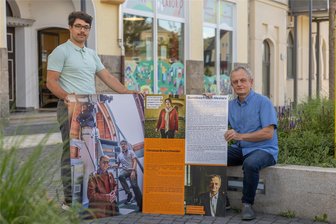 Blick ins Schaufenster: Das sind die Rodewischer mit ganz viel Herz - Danilo Janich ist mit seinen 19 Jahren einer der jüngsten Ehrenamtler von Rodewisch: Er kennt sich bei den Gestirnen aus, hält Vorträge im Planetarium. Christian Bretschneider (66) ist viele Jahre im Ehrenamt, ob als Stadtrat, in der Kirche oder in seinem Heimatdorf Rützengrün. Insgesamt zeigt die Ausstellung 29 Porträts.