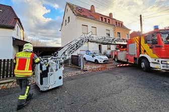 Blitz schlägt in Wohnhaus in Wilkau-Haßlau ein - In ein Haus in Wilkau-Haßlau ist ein Blitz eingeschlagen und hat große Schäden angerichtet.