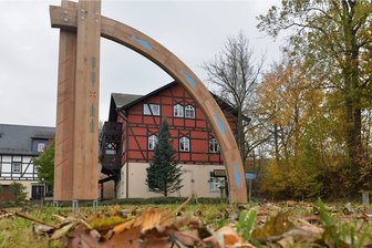 Blockline im Erzgebirge avanciert inzwischen zu Geheimtipp - Fotomotiv an der Blockline an der Geleitstraße in Mulda. 