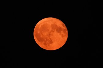 Blutmond über Sachsen: Wie gut wird das seltene Himmelsphänomen am Sonntag zu sehen sein? - Am Sonntag wird der Mond auch am Himmel über Sachsen blutrot erscheinen.