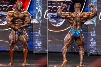 Bodybuilder-Ikone und Mr. Olympia Samson Dauda: Wie bekommt man solche Muskelberge? - Bodybuilder Samson Dauda, 2024 Mister Olympia.