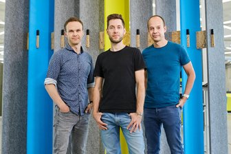 Börsen-Pläne beim Chemnitzer Start-up Staffbase - Haben Staffbase vor zehn Jahren gegründet: Frank Wolf, Martin Böhringer und Lutz Gerlach.