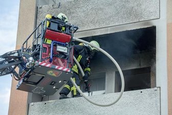 Brand auf Balkon - 