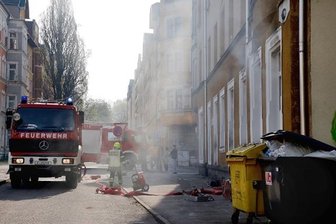 Brand in Backstube der Bäckerei Meyer -
