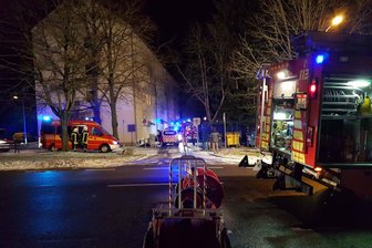 Brand in Mehrfamilienhaus -