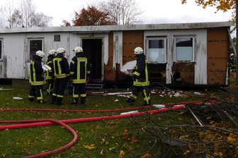 Brand in Sportlerheim Sayda -