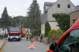 Brand in Wohnhaus in Wittgensdorf - 