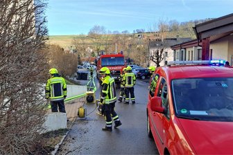 Brand, Sturmschäden, Schneebruch, Hochwasser: Muldaer Feuerwehr fast ununterbrochen im Einsatz – auch Parkhaus betroffen - In Mulda stand am Mittwoch eine Tiefgarage unter Wasser.
