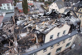 Brandopfer von Brand-Erbisdorf holen ihre Habseligkeiten aus Wohnungen -