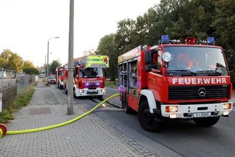 Brennender Kompost in Gartenanlage - Der Brand ereignete sich am Samstagmorgen in einer Gartenanlage an der Geibelstraße.