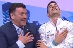 Brian Orser, der Meistermacher - Brian Orser mit Javier Fernandez (Spanien), Yuzuru Hanyu (Japan), Elizabet Tursynbayeva (Kasachstan) und Yuna Kim (Südkorea).