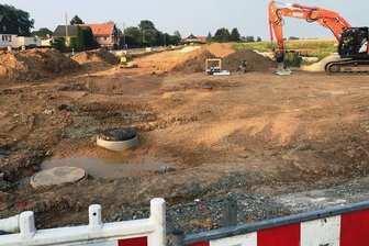 Brunn bekommt neue Kanäle - Am Neubaugebiet wird schon länger gearbeitet.