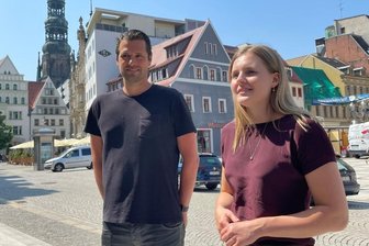 BSV Sachsen Zwickau holt Schweizer Nationalspielerin - BSV-Trainer Norman Rentsch bei der Vorstellung von Neuzugang Chantal Wick am Dienstagnachmittag in Zwickau.
