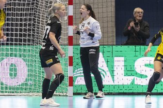 BSV Sachsen Zwickau schnuppert gegen das Topteam aus Dortmund bis zum Schluss an einer Sensation - Auch dank der Paraden von Torhüterin Barbara Györi führte der BSV Sachsen Zwickau lange.