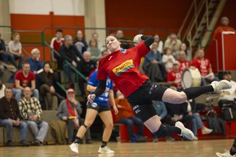 BSV Sachsen Zwickau: Was im Testspielderby gegen den HC Leipzig positiv auffiel - Die Anspiele auf die Kreisläuferinnen Victoria Hasselbusch (Foto) und Laura Szabo klappten am Samstag gut.
