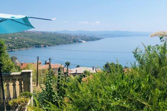 Bühnenreife Ferien: So verbringen Freiberger Künstler ihren Sommer - Blick aus der Ferienwohnung in Opatija an der Adria, wo Tonja Arina Gold und Peter Peniaška vom Mittelsächsischen Theater einen Teil ihres Urlaubs verbrachten. 