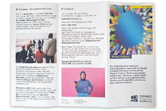 Bürger irritiert: Gefälschter Flyer zu Einsiedel aufgetaucht - Gefälschtes Faltblatt im Layout der Stadt. 