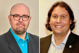 Bürgermeisterwahl in Eibenstock: Diese zwei Kandidaten sind schon im Rennen - André Hempel (AfD/Foto links) und Alexander Hodeck (CDU) bewerben sich um das Amt des Bürgermeisters in Eibenstock.