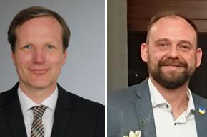 Bürgermeisterwahl: Wer tritt an? - Markus Bergmann - SPD-Kandidat (links) und Eric Schöniger - CDU-Kandidat