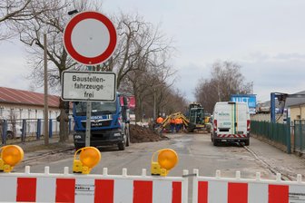 Bürgerschachtstraße dauert länger - Reichenbacher Straße noch sechs Wochen - Blick in die Bürgerschachtstraße.
