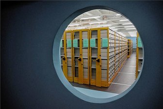 Bürgersprechstunde zu DDR-Unrecht in Zschopau - Blick in das Stasi-Unterlagen-Archiv in Chemnitz.