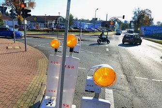 Bundesstraße 169 in Frankenberg: 2022 kommt die nächste Vollsperrung - Hier zweigt die B 180 in Richtung Flöha nach links von der B 169 in Frankenberg ab. Der Kreuzungsbereich wird 2022 gebaut.