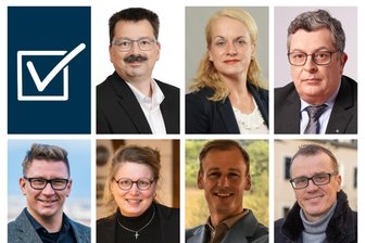 Bundestagswahl: Diese Erzgebirger wollen über „Warteliste“ ins Parlament - Die Kandidaten Thomas Thamm (v. l. o.), Madelaine Vogt, Carsten Hütter, Silvio Heider, Maria-Isabel Buhler, Frank Dirk Gottschalk und Alexander Krauß.