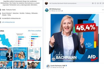 Bundestagswahl in Mittelsachsen: So reagiert das Internet - Die AfD Mittelsachsen bedankte sich nach der Bundestagswahl bei Facebook bei ihren Wählern.