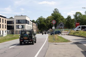 Bundestraße durchs Erzgebirge wird erneut gesperrt - Dieser Bereich der B 101 in Scheibenberg ist ab Montag gesperrt.
