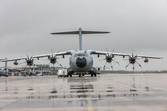Bundeswehr äußert sich zum Fluglärm über Chemnitz und der Region - Der A400M ist das größte Transportflugzeug der Bundeswehr.