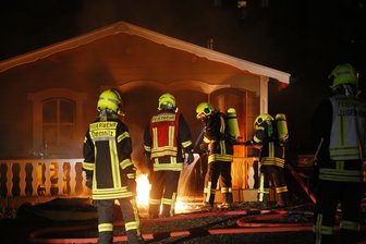 Bungalow auf dem Sonnenberg ausgebrannt -