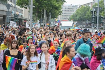 Bunte Parade in der City - 