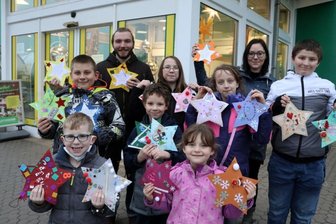 Bunte Sterne als Wunschzettel - 