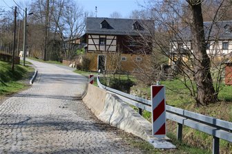 Burgstein: Vollsperrung in Ruderitz wegen Straßenbau - Die Ortsdurchfahrt in Ruderitz ist geschädigt.