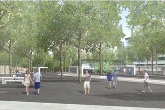 Campusplatz als neues Tor zur Stadt -