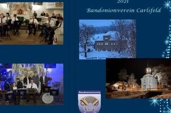 Carlsfelder spielen Musik für DVD ein - Das Cover der DVD des musikalischen Kalenders des Bandonionvereins Carlsfeld.