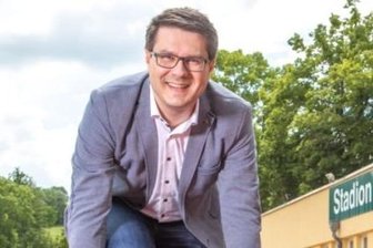 CDU Mittelsachsen nominiert Döbelns OB Sven Liebhauser für Landratswahl - Der CDU-Kreisvorsitzende Sven Liebhauser - hier im Sommer auf einer neuen Tartanbahn in Döbeln - will bei der Landratswahl an den Start gehen.