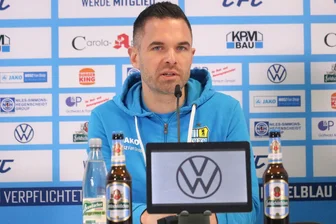 CFC-Coach Duda will in Zwickau seine Serie ausbauen - CFC-Chefcoach Benjamin Duda sieht seine Mannschaft gut vorbereitet. Foto: Knut Berger