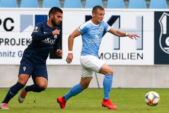 CFC führt zweimal gegen Meppen - und verliert dennoch - Sorgten für drei der vier Meppener Tore in Chemnitz: Deniz Undav und Nils Blumberg (von links). 