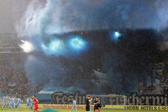 CFC wertet Pyrotechnik-Video mit Polizei aus - 