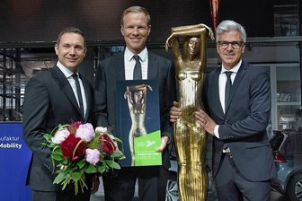 Chefs der Appsfactory sind "Sachsens Unternehmer des Jahres" - Sachsens Unternehmer des Jahres: Dr. Roman Belter, Dr. Rolf Kluge und Dr. Alexander Trommen (von links) von der Appsfactory GmbH.