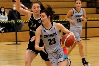 Chemcats gewinnen Derby gegen USV Jena - Courtney Strait war mit 18 Punkten beste Werferin der Chemcats im Spiel gegen Jena. 
