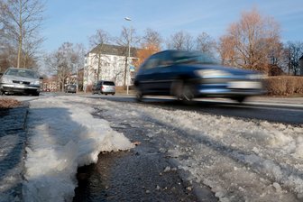 Chemnitz: Behinderungen nach Wasserrohrbruch auf B174 -