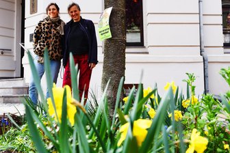 Chemnitz: Blühende Landschaften auf dem Sonnenberg - Stefanie Eisold und Iris Walther (von links) sind die Köpfe der Initiative.