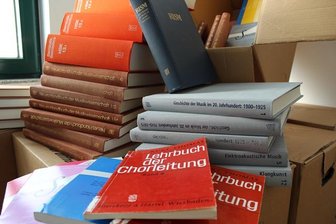 Ein geringer Teil der gestohlenen Bücher.