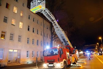 Chemnitz: Feuer an der Blankenauer Straße - 