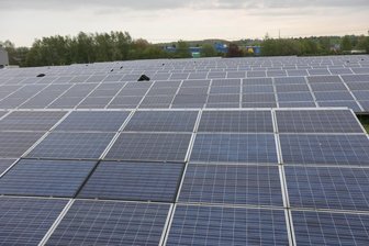Chemnitz im Finale als Energie-Kommune des Jahres - Auch der Ausbau der Erneuerbaren Energien wie hier an der Carl-von-Bach-Straße in Chemnitz wurde positiv bewertet.